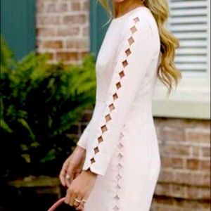 Club Monaco EDNI Dress in Blush/Light Pink (Size 4)